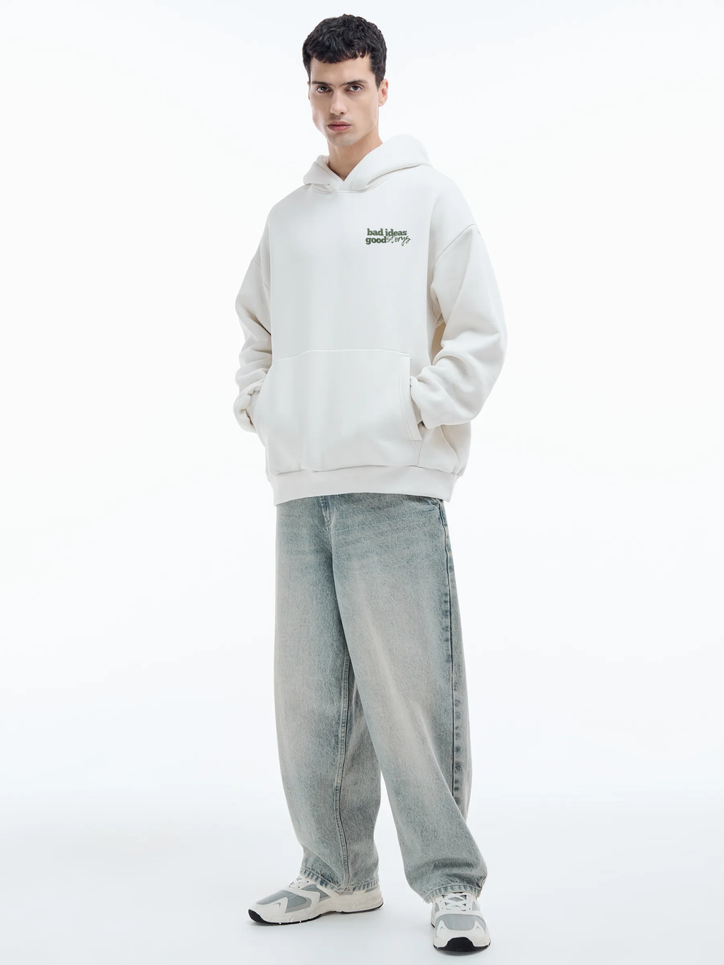 Bad Ideas Good Storys |Oversize Hoodie